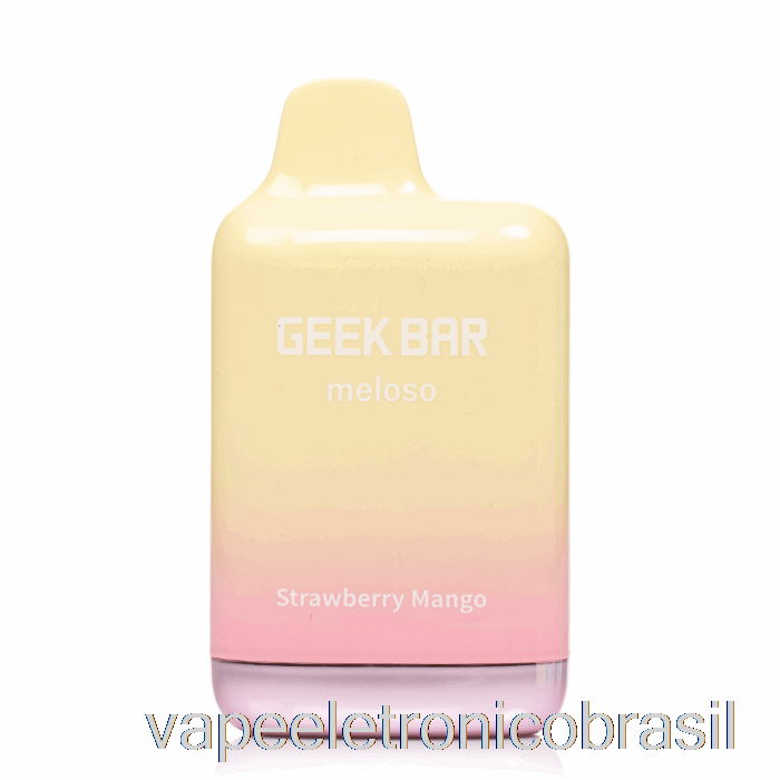 Vape Recarregável Geek Bar Meloso Max 9000 Descartável Morango Mango